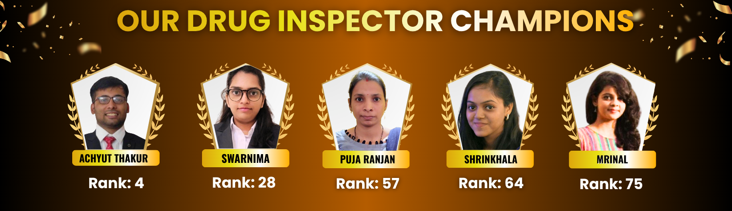 our drug inspector champions
