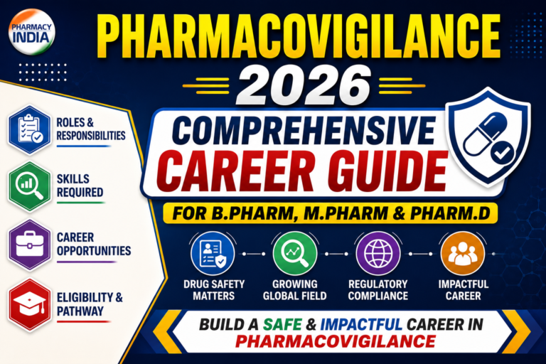 Pharmacovigilance 2026: Comprehensive Career Guide for B.Pharm, M.Pharm & Pharm.D