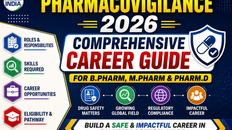 Pharmacovigilance 2026: Comprehensive Career Guide for B.Pharm, M.Pharm & Pharm.D