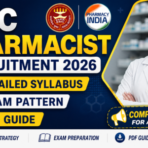 ESIC Pharmacist Recruitment 2026: Detailed Syllabus, Exam Pattern & PDF Guide