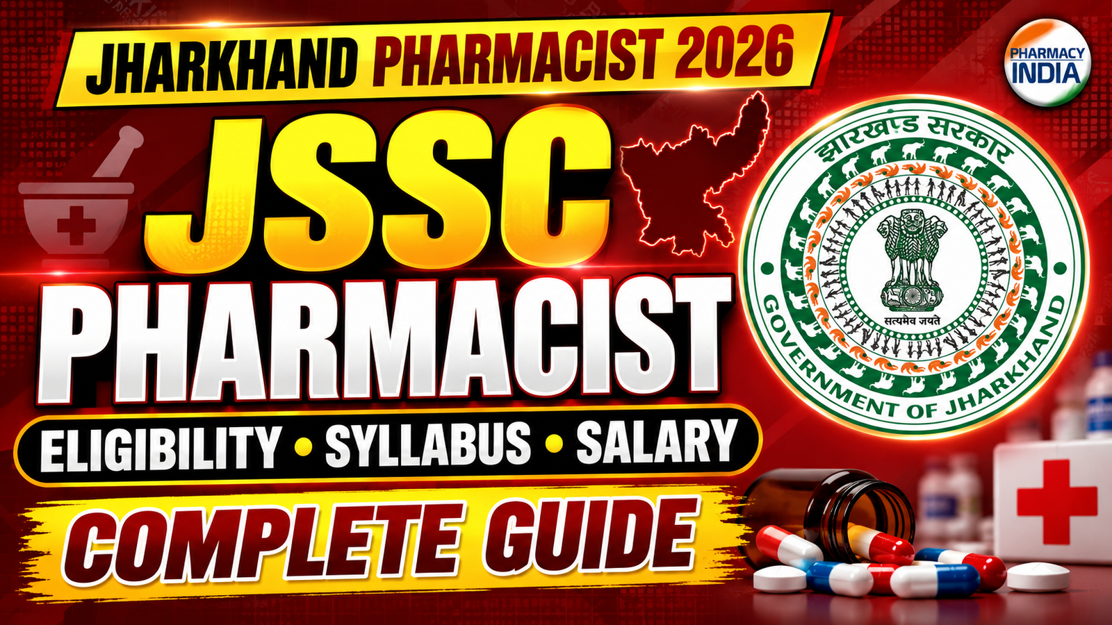 JSSC Pharmacist Guide 2026: Eligibility, Syllabus & Salary Guide