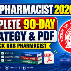 Crack RRB Pharmacist 2026: Complete 90-Day Strategy & PDF