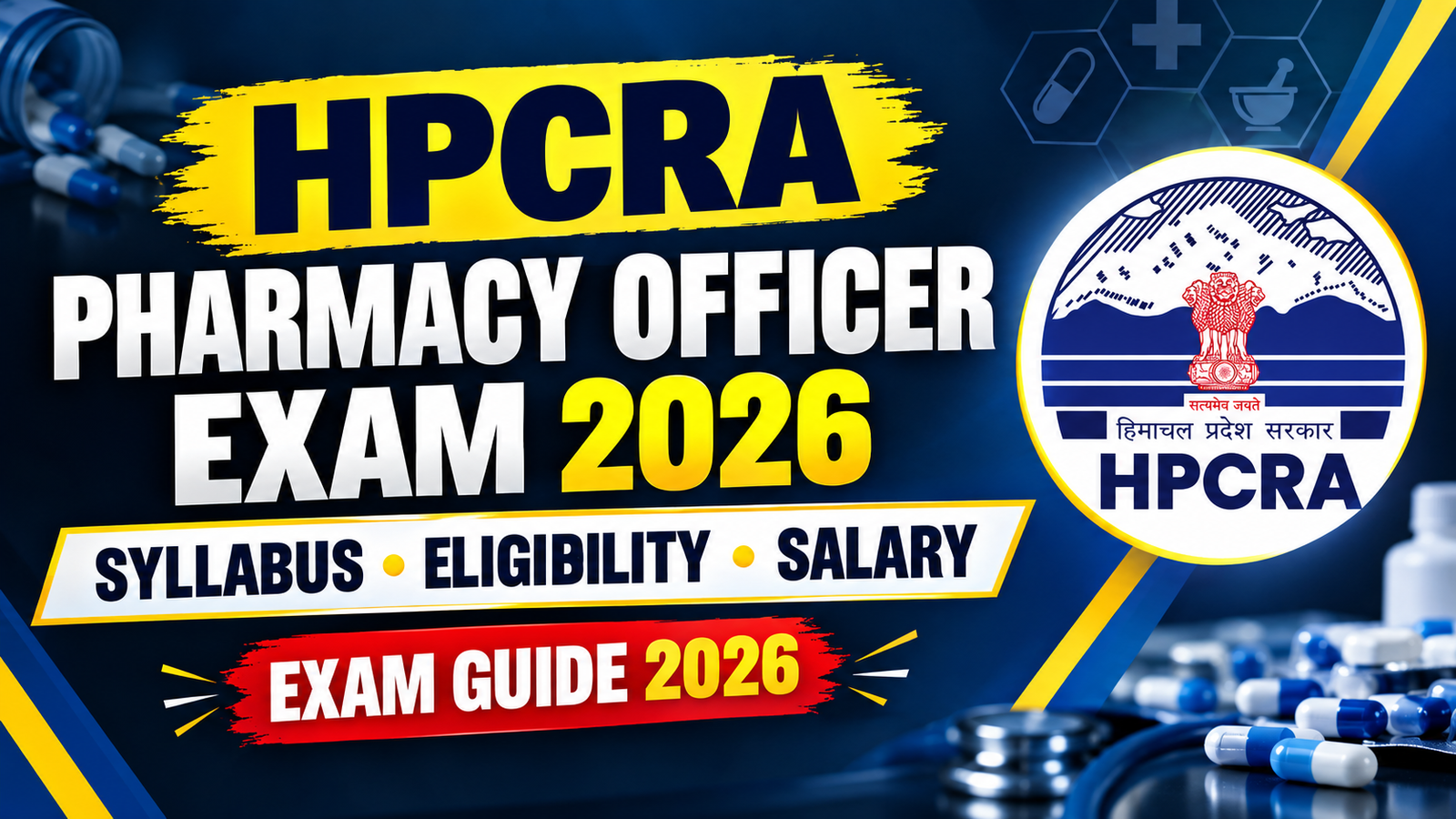 HPRCA HP Pharmacy Officer Exam Guide 2026: Syllabus, Eligibility & Salary