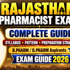 Rajasthan Pharmacist Exam Guide: Complete Syllabus, Pattern & Preparation Strategy