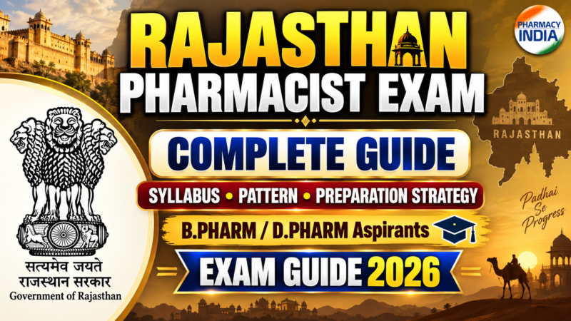 Rajasthan Pharmacist Exam Guide: Complete Syllabus, Pattern & Preparation Strategy
