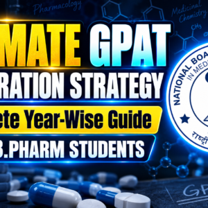 Ultimate GPAT Preparation Strategy: Complete Year-Wise Guide for B.Pharm Students