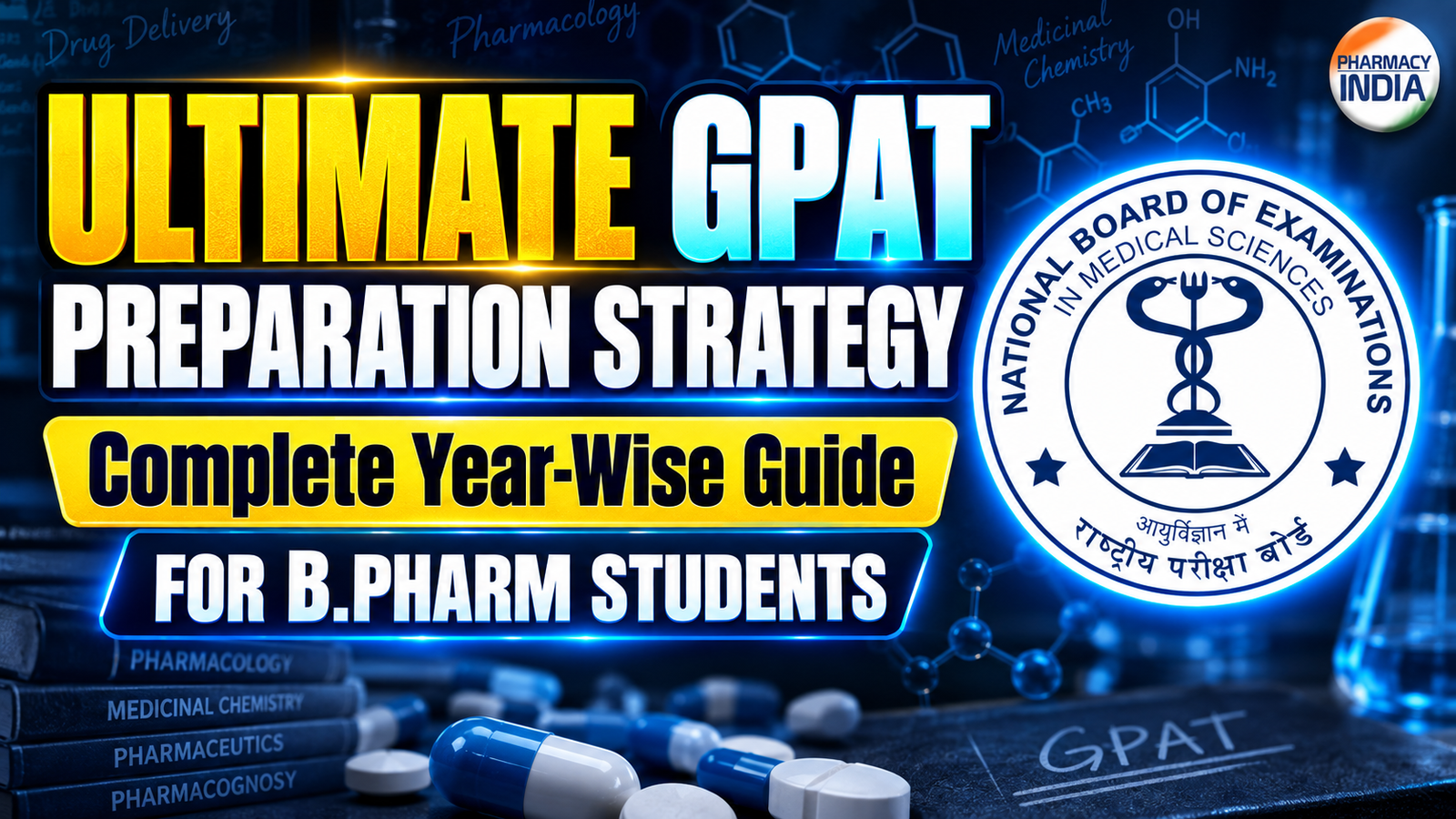 Ultimate GPAT Preparation Strategy: Complete Year-Wise Guide for B.Pharm Students
