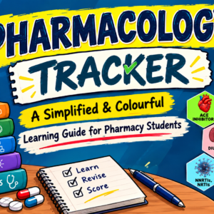 Pharmacology Tracker – A Simplified & Colourful Learning Guide for Pharmacy Students | Sample PDF Download