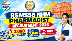 RSMSSB NHM Pharmacist Recruitment 2026: 2,000 Vacancies in 7,840 Mega Drive