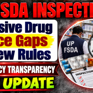 UP FSDA Inspection: Massive Drug Price Gaps & New Pharmacy Transparency Rules